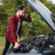 man wondering why his car battery is dead again